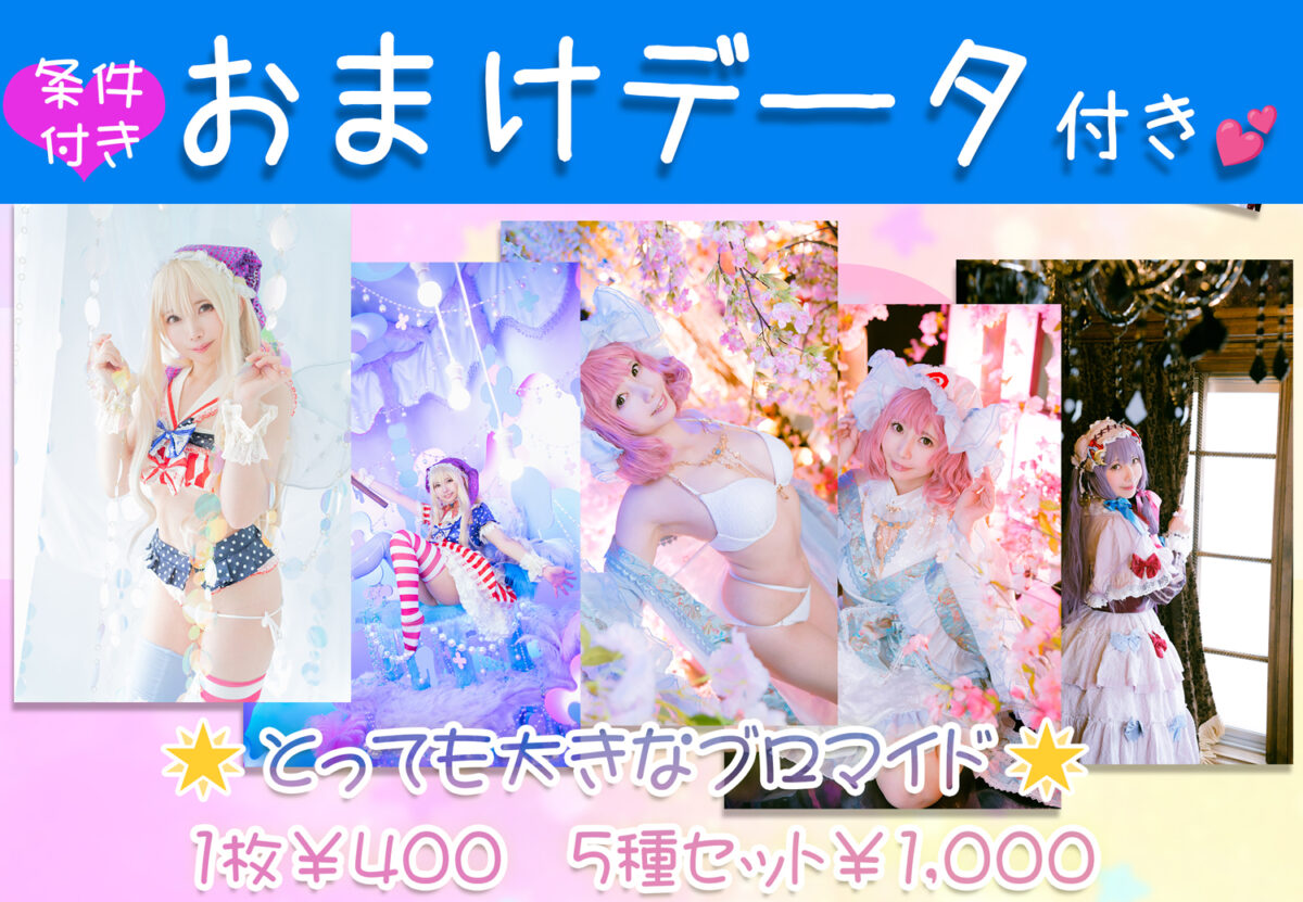 【おまけデータ付】東方project生写真セット【少部数】